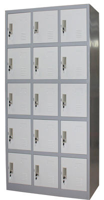 پانزده درب فلزی دفتر قفسه فلزی Base Metal H1850 X W900 X D420 Mm اندازه