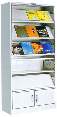 جعبه کتاب اداری فلزی 5 تخته ای با دسته توخالی PVC