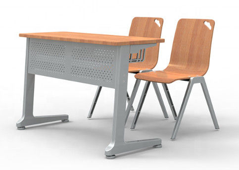 میز مطالعه کلاس درس مبلمان دانشجویی فولاد میزی برای صندلی های یک نفره یا دو نفره