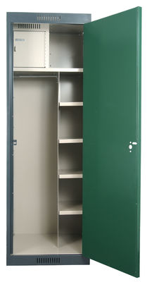 کابینت ذخیره سازی فولادی تک درب کابینت فلزی محافظ کابینت با کابین امن داخلی