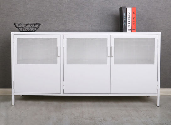 کابینت ذخیره سازی فولاد Almari طراح میز ویترین تلویزیون