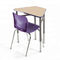 میز صندلی تک صندلی H750mm مبلمان مدرسه استیل مبلمان مدرسه با کیفیت بالا