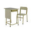 مبلمان مدرسه استیل برای میز مطالعه کلاس درس میز کار و میز صندلی فلزی مخصوص مطالعه کودک