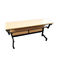 ست صندلی میز مدرسه تاشو ، میز کلاس درس چوبی و میز صندلی
