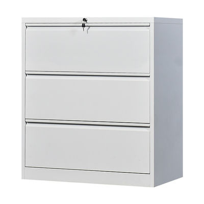 کابینت پر کردن جانبی فولادی قابل قفل شدن مبلمان اداری 3 کابینت آویز کشوی کشو